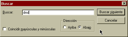 Buscar dmd