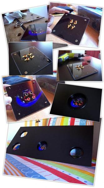 Detalles del cuadro de sonido exterior