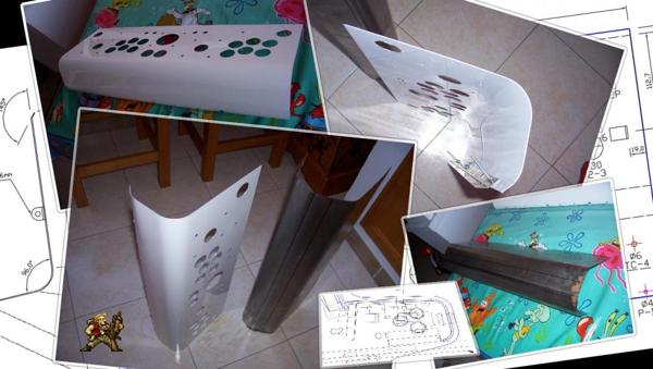 Plegado de la chapa del CPO, aluminio
